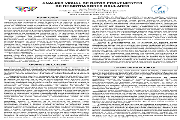 Análisis Visual de Datos Provenientes de Registradores Oculares